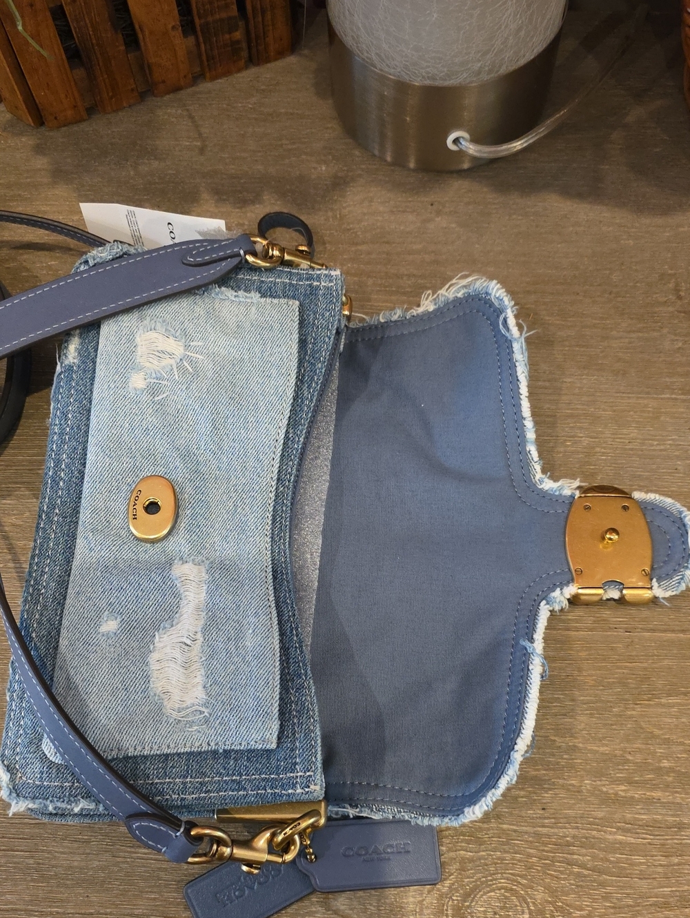 Coach Upcycled By Coach NWT Denim Tabby 26 - Picture 9 of 14